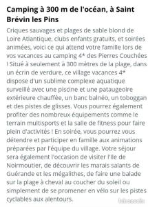 Campings LOCATION MOBIL HOME 40m carre de 2 a 8 personnes en bords de mer : photos des chambres