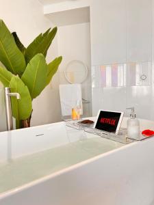 Appartements Suite esprit love lit rond Bergson Stade Zenith : photos des chambres