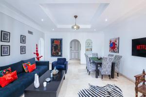 Luxury Apartment with Pool Large Terrace & Balconies in Hivernage Marrakech