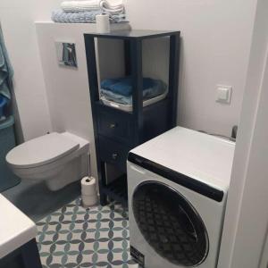 Apartamenty Centrum Warszawska 66 niebieski i różowy