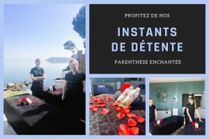 Maisons de vacances la Suite Calanque Cosy & Jacuzzi : photos des chambres