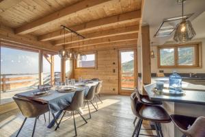 Chalet face au Mont-blanc