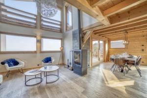 Chalet face au Mont-blanc