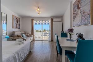 Malibu park studio with ocean views & heated pool