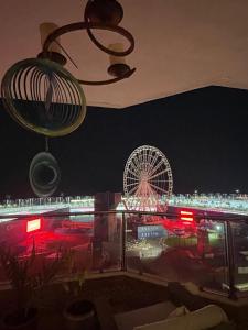 Water front and formula 1 view flat