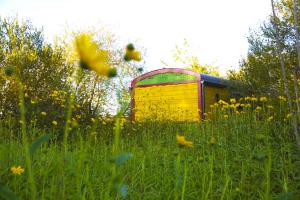 Campings La Dorepontaise ROULOTTE : photos des chambres