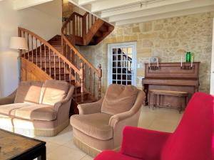 Villas Charmante maison en pierre, proche de St Emilion : photos des chambres