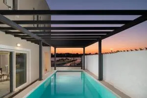 Luxury Villa Lovre seaside heated pool sauna - Nin