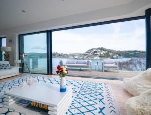 Large Riverside Retreat with Panoramic Dart Views