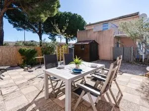 Villa 3 pièces avec grande terrasse, proche plage du Grazel, 6 pers, parking privé, WiFi disponible - FR-1-409-70 - Gruissan