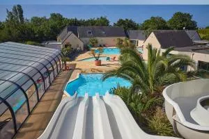 Mobil home XL 6 personnes Camping 4 étoiles La Pommeraie de l'Océan - Trébérouant