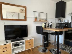 Palavas, studio CLIM, 1 Ch cabine, vue lagune