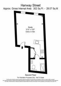 Hanway Street Second Floor Flat Sleeps 3