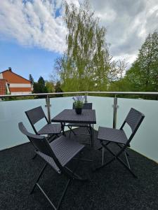 Moderne Wohnung mit Balkon - nahe Kurpark & Messezentrum