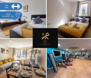 Stylish 2BR Flat - Free Gym - contractors