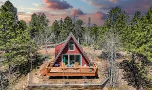 Slope Summit Rustic A-Frame Cabin w Scenic Views - Divide
