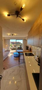 Architects studio with pool, sea view and AC