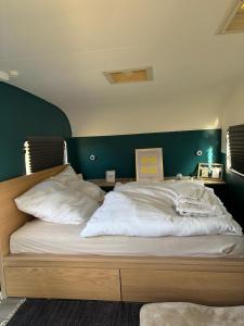 Wohnwagen auf Tierschutz Landhof inmitten der Natur