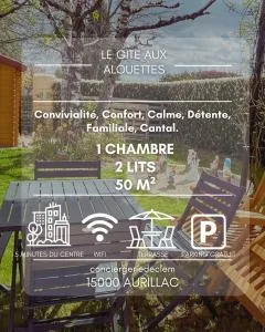 Appartement plein pied avec terrasse, jardin à Aurillac - 克朗代莱