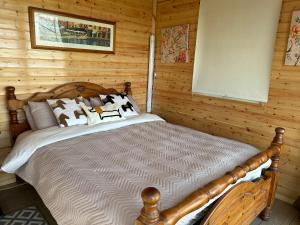 Farm stay cabin in the woods