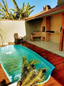 Casa na praia com piscina