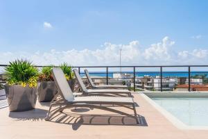 Luxury 1BR, 200m from the beach Rooftop Ocean View