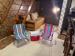 6 Micro casa perto da praia com ar e garagem
