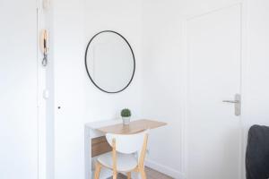 Appartements T2 of 22m2 with balcony in Aubervilliers : photos des chambres