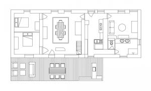 Maisons de vacances Maison Neuve, relaxing countryside home with pool : photos des chambres