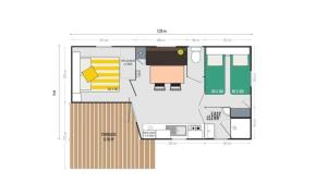Campings Camping 4 etoiles - Piscine - ccbabhc : photos des chambres