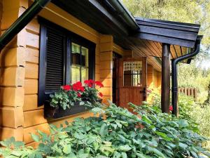 Blockhütte in Alleinlage