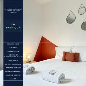 La Fabrique - Parking & Extérieur Privatif - Clim - Fibre - Calme - 圣皮埃尔杜山