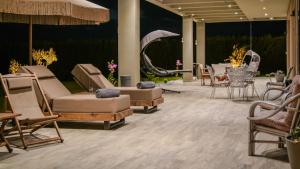 GF Luxury Villa with indoor pool -Afytos