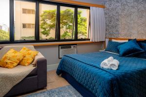 Flat aconchegante nos Jardins com Piscina & Estacionamento inclusos - apto 503