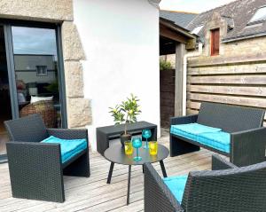 Maisons de vacances Ty Glou Maison Charmante - 5m plage : photos des chambres