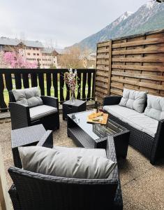 Appartement Vu Mont Blanc parking Terrasse