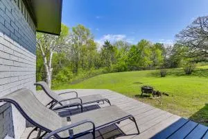 5 Mi to Lake Texoma Wooded Retreat on 3 Acres! - Coalgate