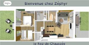 Zephyr by Kleidos- Disney 15min! 3 chambres, 2 terrasses, 2 parkings, 2 salles de bain