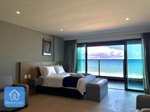 Estúdio Perfeito e Completo Com Vista Mar