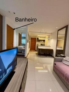 Flat com piscina próximo Rio Centro