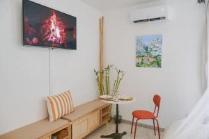 Appartements Studio charmant a Moustiers au coeur du village : photos des chambres