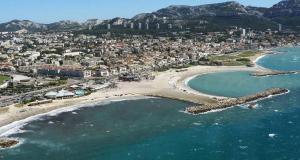 Studio à 100m de la plage et proche stade Velodrome