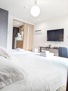 Sun生A号棟303室直达关西机场 电梯公寓 采光良好 仅2站到难波 直达梅田心斋桥天王寺 附带私人厨房