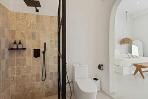 Chic All-White Villa with Pool and Fire Pit