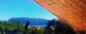 Charming seaview chalet with AC, kitchen, downtown - Dipulao