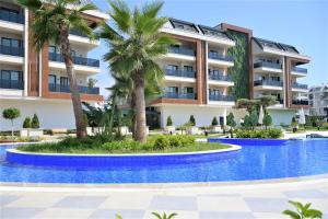 Eden Valley Best Home 34, Modern 1 Bedroom Apartment with Pool in Oba, Alanya
