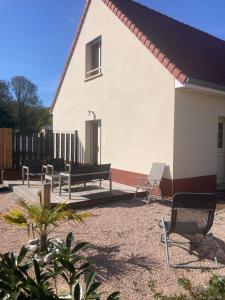 La vue de château, maison neuve en baie de somme