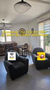 Appartements Le Chic en Ville Centre historique, climatise, wifi, Parking sous-sol inclus : photos des chambres