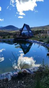 Glamping en Cabaña A-Frame en campo de Espárragos - Tacámbaro de Codallos