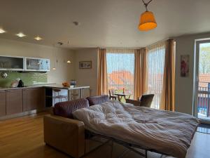 Dviaukštis butas Nidos centre, su panoraminiu vaizdu į marias